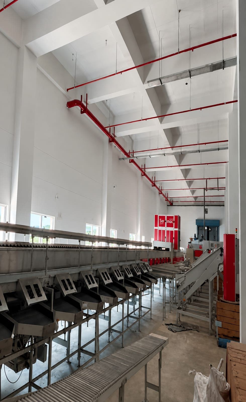 Inside the post-harvest facility upgraded for HPMC at Rohru, Shimla district
